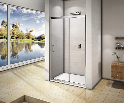 Душевая дверь в нишу 130х185 Good Door Neo WTW-130-C-CH НЕ00006