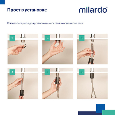 Смеситель для умывальника Milardo Enjoy ENJSB00M01