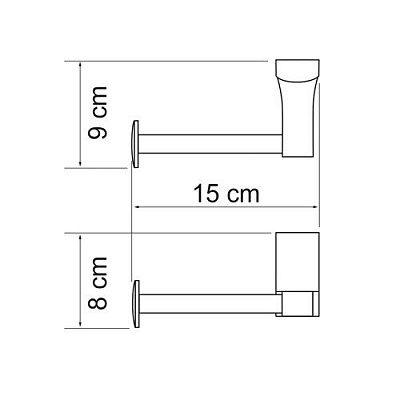 Держатель для туалетной бумаги WasserKRAFT Leine K-5096