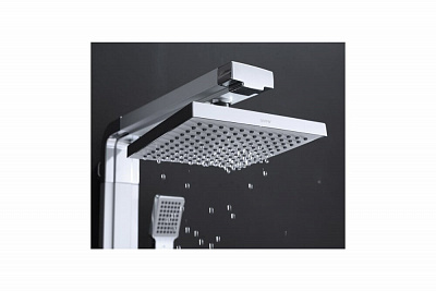 Душевая система с верхним душем Gappo G2401, поворотный излив, хром матовый