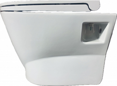 Комплект инсталляции с унитазом ПЭК Santek Скай + сиденье мягкое закрывание+ панель слива хром 1WH501870