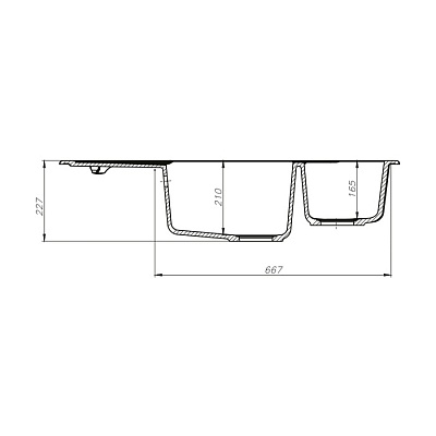 Гранитная мойка Iddis Vane G V30W965i87