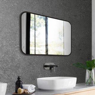 Зеркало 80х55 открытая подсветка, сенсорный выключатель Silver Mirrors Incanto LED-00002598