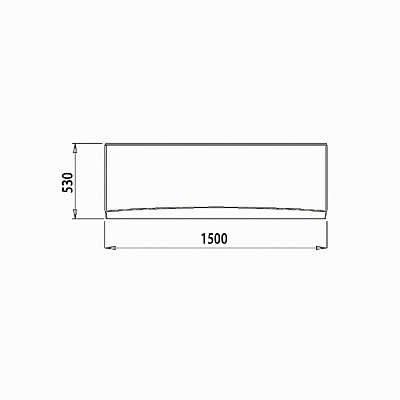 Панель фронтальная Iddis Bath 001150Ui93