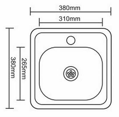 Мойка Ledeme L-93838