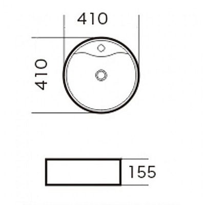 Раковина GR-3012 (410*410*160)