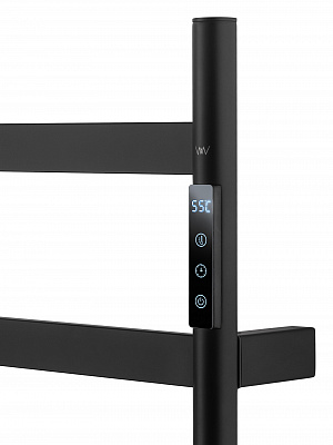 Полотенцесушитель электрический Wonzon & Woghand essen, черный матовый ww-a405-mb