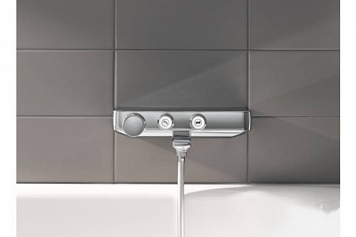 Grohe Смеситель   Grohtherm SmartControl THM,для ванны с душем,полочка,2 кн  34718000