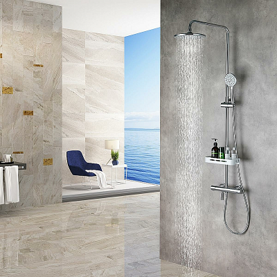 Душевая система Lemark Tropic LM7010C с термостатом