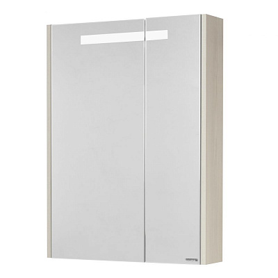 Зеркальный шкаф Aquaton Верди PRO 60 белый, ясень фабрик 1A206902VDAV0