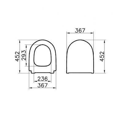Унитаз-компакт Vitra Sento 9830B003-7204