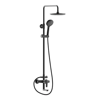 Смеситель с верхним душем и изливом Iddis Ray RAYBL3Fi06