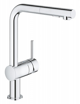 Смеситель для кухни Grohe Minta с выдвижным изливом 30274000