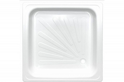 Душевой поддон стальной 80х80х15 квадратный Antika APS-80101