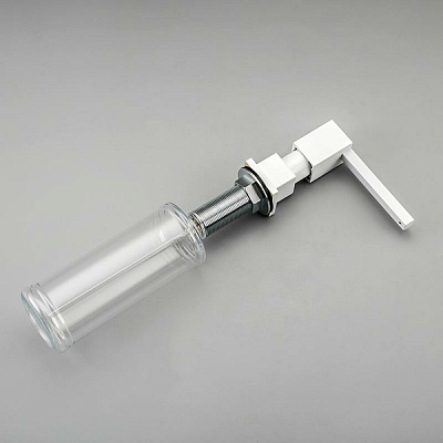 Дозатор латунь белый 300мл Gappo G404-8