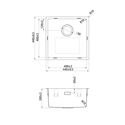 Мойка Iddis Prime PRI44S0i77