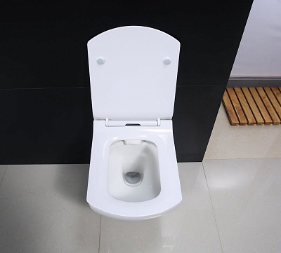 Чаша унитаза подвесного безободкового Belbagno CARINA BB514CHR