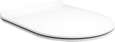 Сиденье для подвесного унитаза PLAZA Modern Slim Soft close+clip up, белый  PLMR.seat.02WHT (витринный образец)