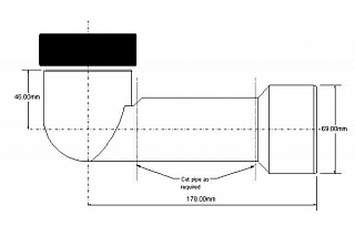 Трап для писуара HCUB50 50мм