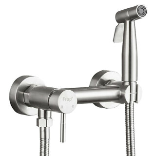 Гигиенический душ со сметителем сатин FRAP F7503-5