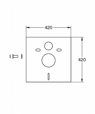 Звукоизоляционный комплект Grohe