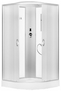 Душевая кабина 100х100 угловая ERLIT ER 3510P-C3 четверть круга